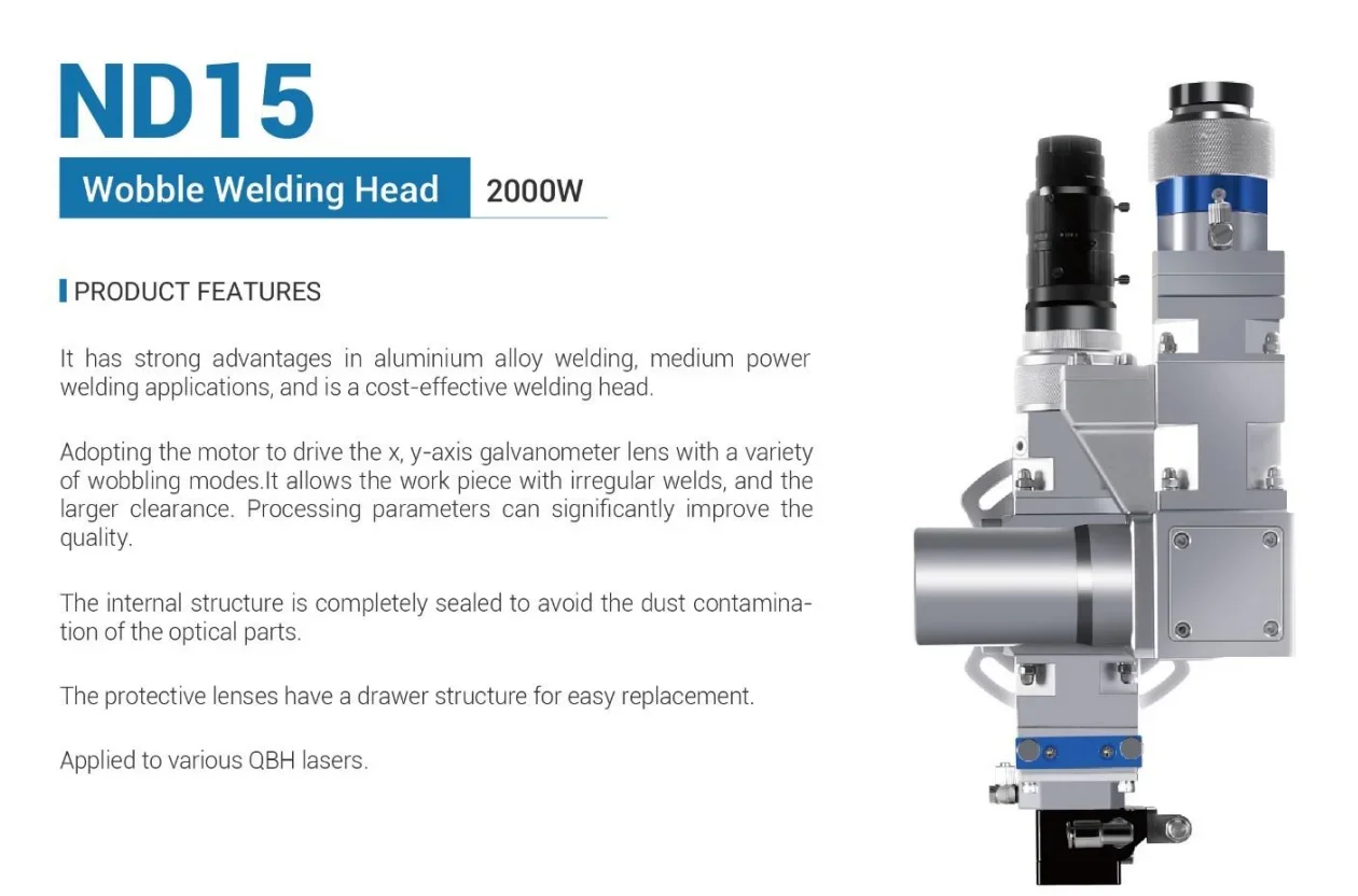 ND15 (2KW) wobble welding head