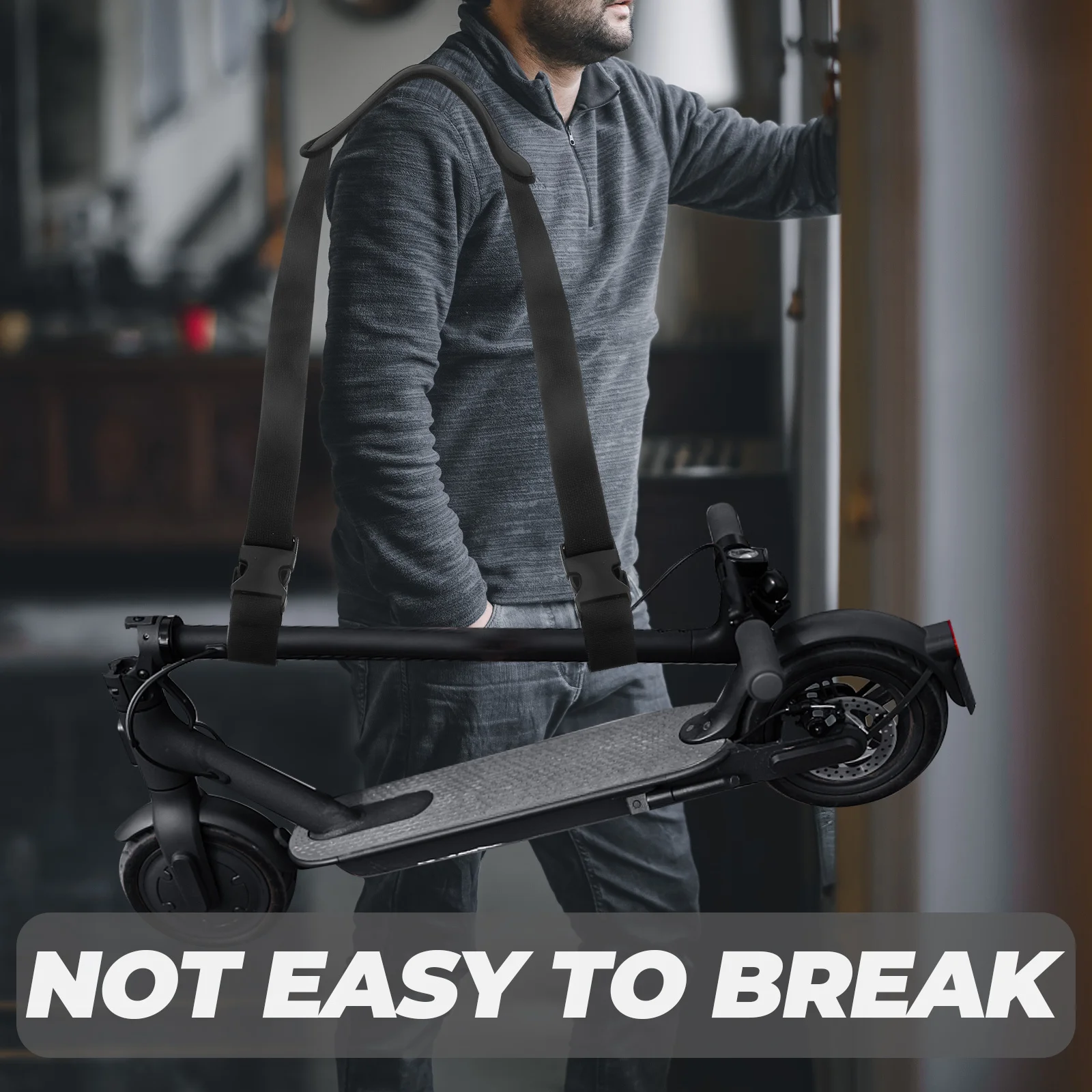 

Polyester Adjustable Scooter Shoulder Strap Multi-Function Carrying Accessory Heavy Duty Durable Portable Skateboard Strap