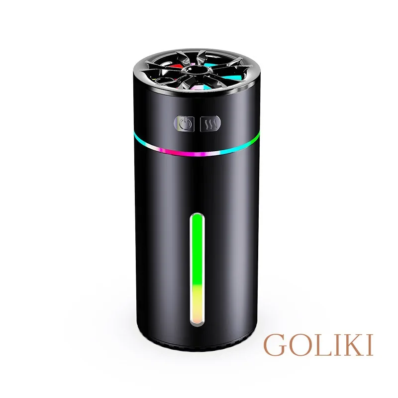 Car Humidifier Rechargeable Intelligent Mute Colorful Ambient Light USB Portable Air Fragrance Diffuser For Vehicle EssentialOil