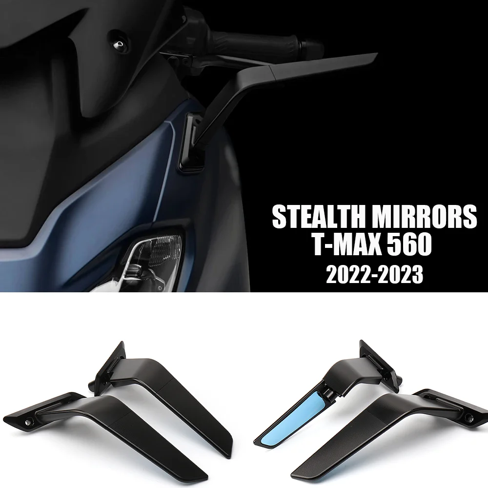 

Motorcycle Mirrors for Yamaha T-MAX560 T MAX TMAX560 2022 2023 T-MAX 560 Accessories Stealth Mirrors Sports Winglets Mirrors