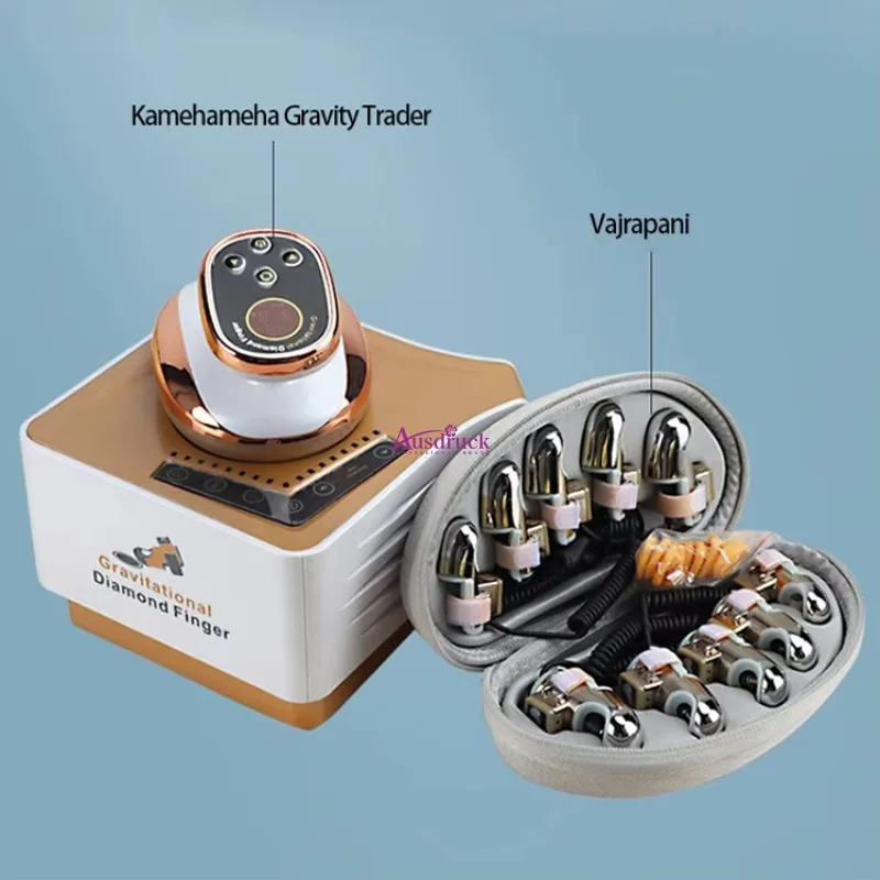 Urządzenie do masażu 2 w 1 EMS RF Golden Finger z mikroprądami i podciśnieniem do liftingu, ujędrniania skóry i redukcji zmarszczek