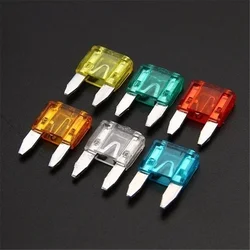 30/35/60/90/120pcs/lot Car Fuses 5/10/15/20/25/30A Micro Fuse Aluminum Automotive/Motorcycle/Shipping Mini Fuses Set Wholesale