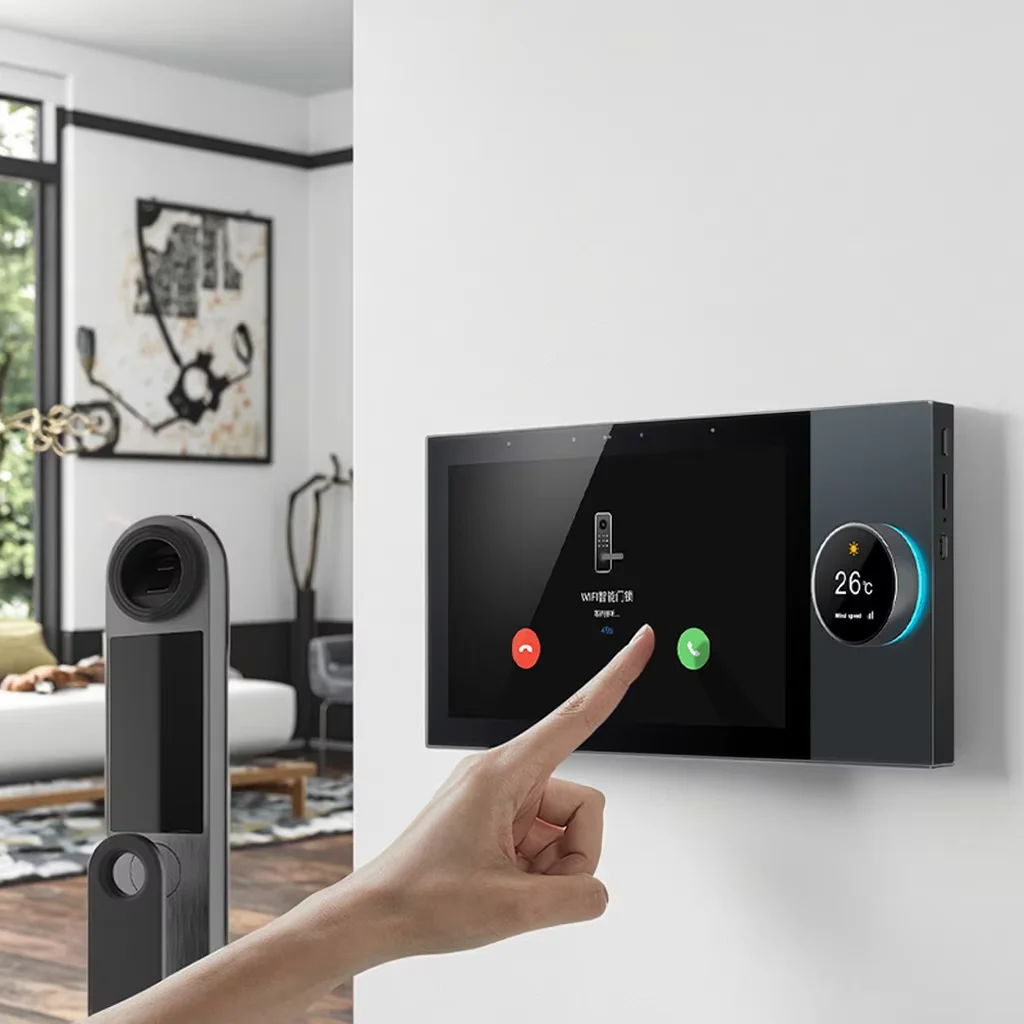 7 Inch WiFi Touch Screen Multi-function Control Screen Touch Screen Zigbee Gateway Wall Mounted Central Control Smart Home
