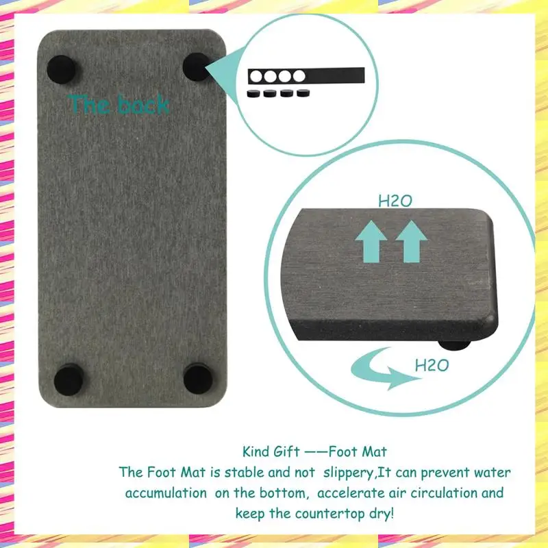 

ABJJ диатомическая земля, раковина для ванной комнаты, подносы для туалетного столика, впитывающий кухонный поддон для мыла для дома