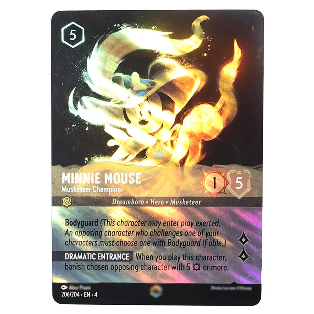 

Laser PROXY Lorcana Chapter 4 English Foil Cards Dalsy TAC Tiana Tigrou Basil Baymax YamaTCG Game Collection Cards