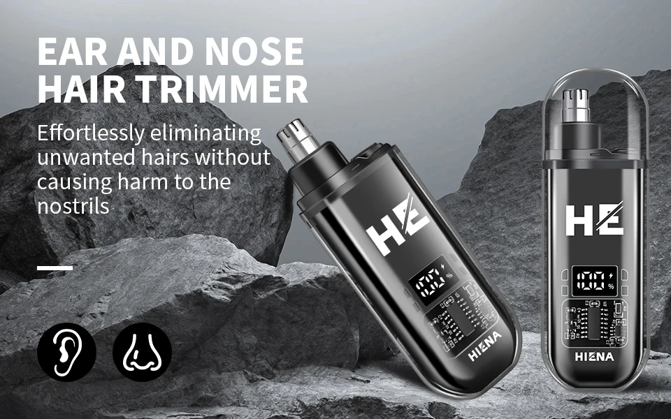 Xiaomi Portable Mini Nose Hair Trimmer Electric USB Rechargeable Painless Relaxed Cut Nose Hair Household Appliances For Men