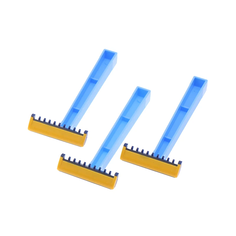 10/20 قطعة ل تحت الإبط شعر الجسم الحلاقة البلاستيك مشط رئيس النساء الحلاقة 1 شفرة المتاح الحلاقة مجموعة ماكينة حلاقة صحية