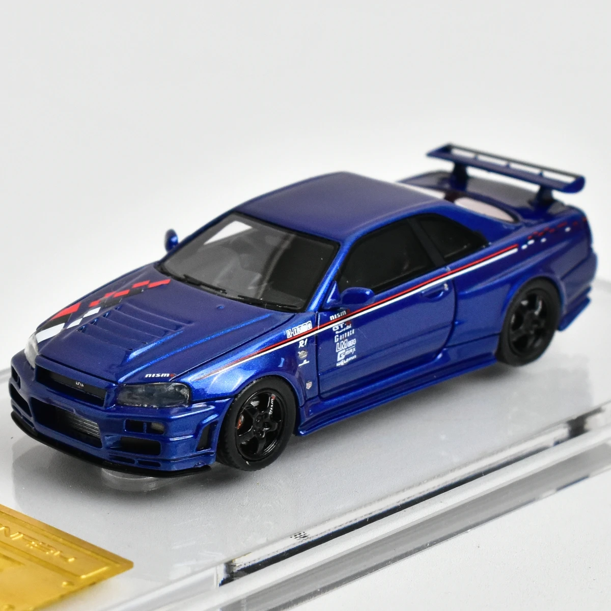 IG 1:64 GTR R34 Z-TUNE JDM Литая под давлением модель автомобиля из смолы