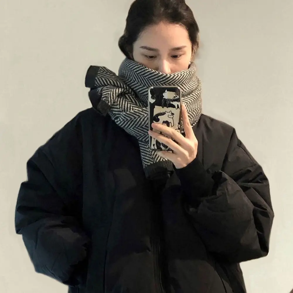 

Classic Plush Imitate Cashmere Wool Scarf Thicken Soft Winter Cashmere Scarves Warm Korean Style Long Shawl Women