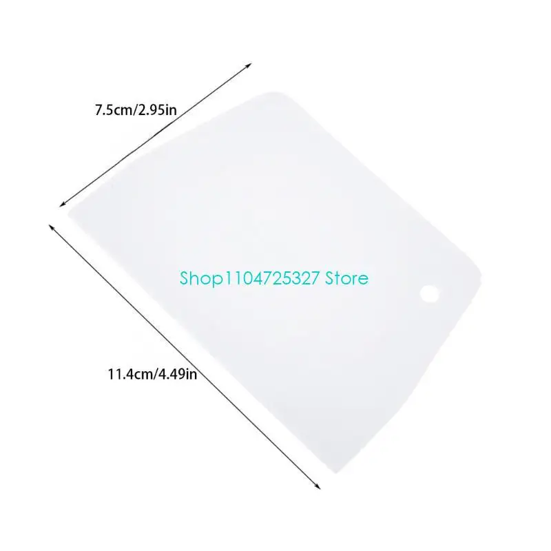 D8KF PLÁSTICO RURCRADOR CREM CRAMPERAÇÃO Bolo liso Farinha Faca Cutter Kitchen Kitchen Baking Pastry Tool