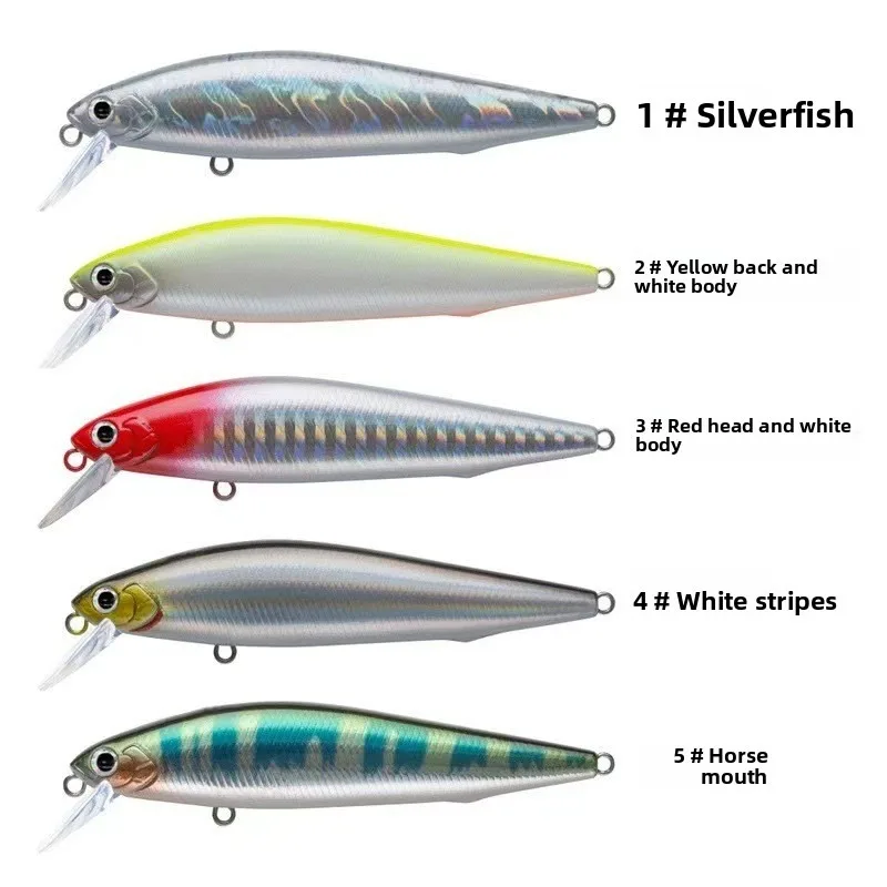 

LIANMAN Submerged Minotaur False Bait Long Throw Slow Sinking Double Blood Tank Hook Sharp Sturdy Durable Bionic Roadside Bait