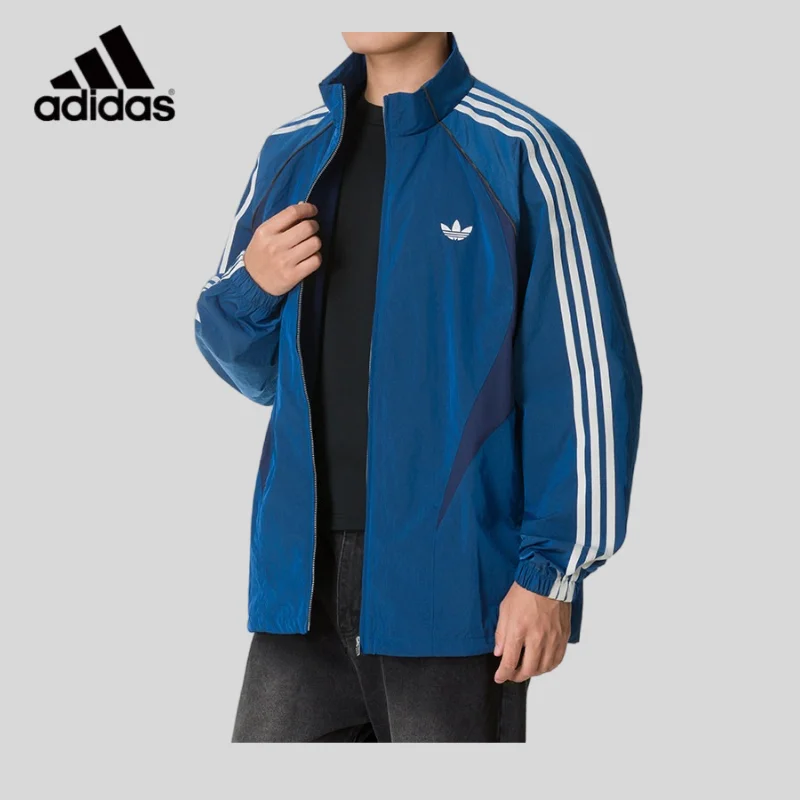Adidas Clover Woven Jacket Men's 2026 Autumn Sports Casual Clothes KX0820
