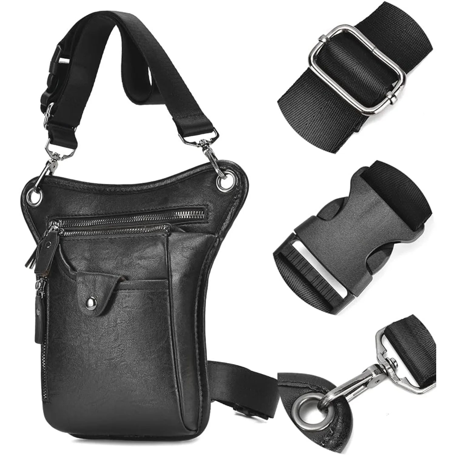 

Trendy Thigh Bag for Men Women Vintage Outdoor Waist Pack Korean Style Cycling Hip Leg Bag for Sports Hiking Travel