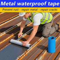 Roof Repair Sealing Tape, 30cm (Width)*5M (Length), Suitable for Metal Surface, Iron Surface, Steel Structure, Roof, Wave Tile, Container, Anti-Aging, Rust-Proof Renovation, Waterproof Leak-Proofing Tape