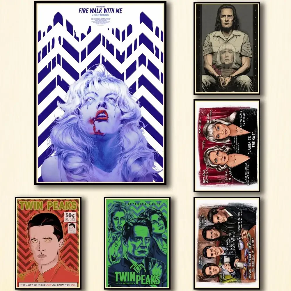 37Style Choose Twin Peaks Tv Show, Art Print Silk Poster Home Wall Decor