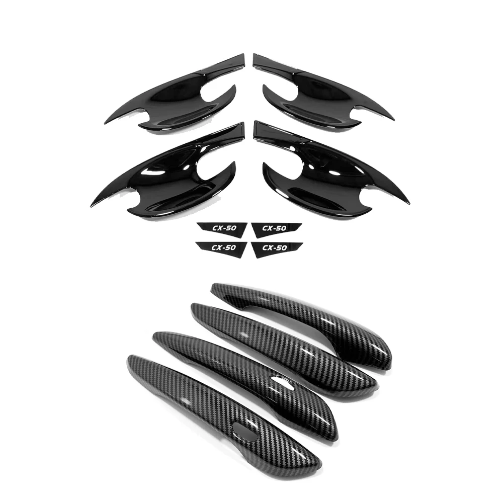 For MAZDA CX-50 2022 2023 2024 2025 2026 Door Handle Bowl Trim Full Wrap Handle Cover Anti-scratch Car Exterior Accessories
