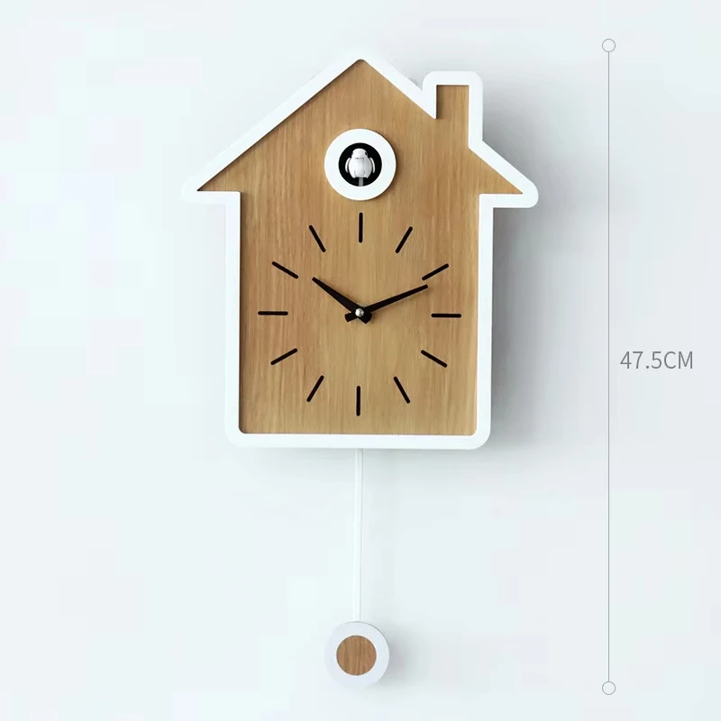 

Simple Modern Cuckoo Clock Cuckoo Swing Wall Clock 3D
