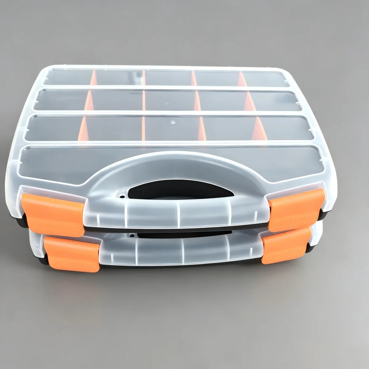 3-24 Grids Screw Box Container Organizer Plastic Transparent Compartment Adjustable Storage Box For Jewelry Button Hardware Tool