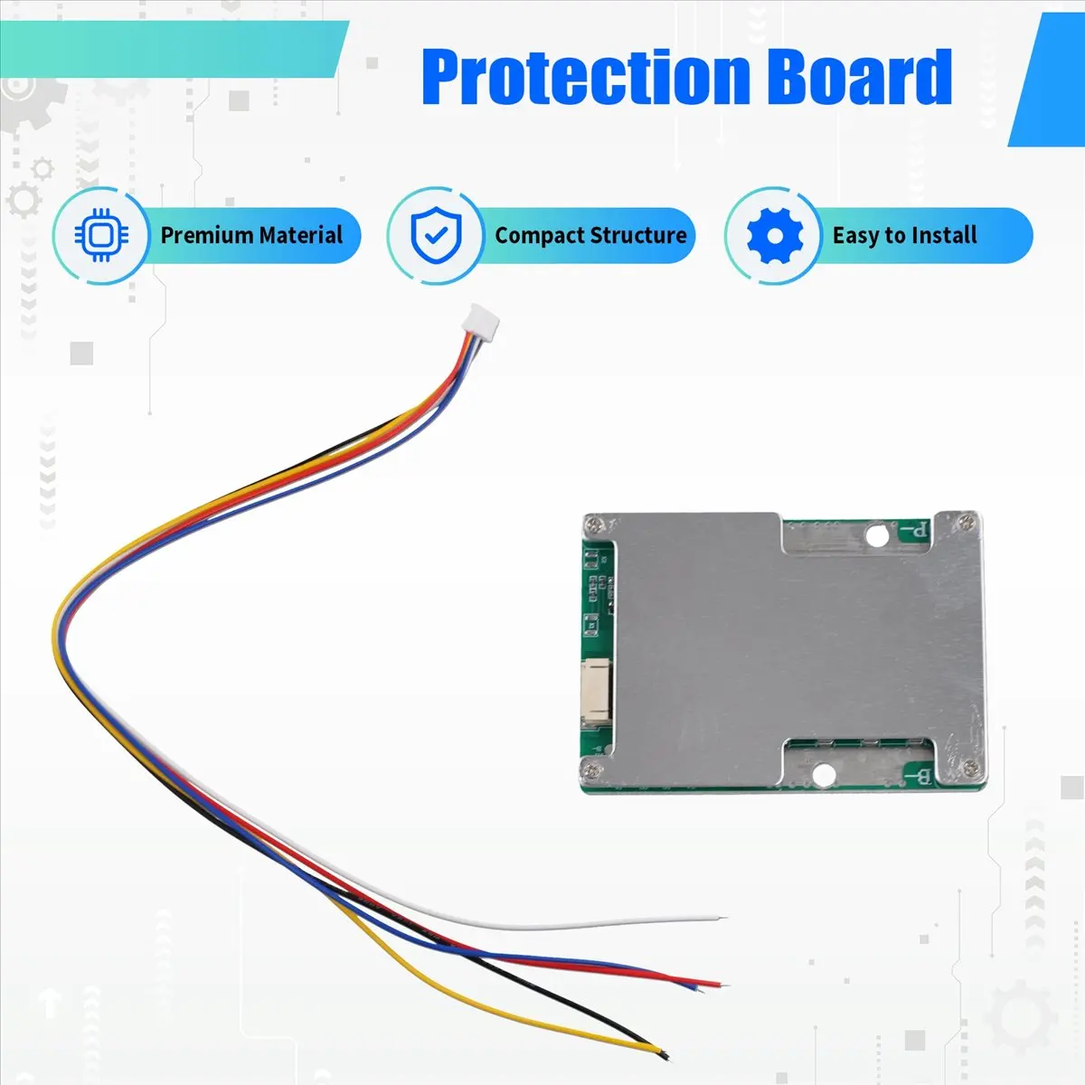 AT42 4S 12V 800A LiFePO4 Lithium Battery Charger Protection Board with Power Battery Balance/Enhance PCB Protection Board view 5
