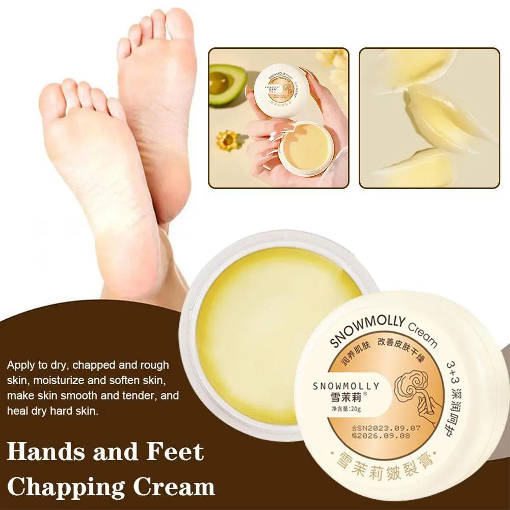 Anti Chapping Foot Cream Anti Dryness Also for Hands Dead Skin Removal Heel Repair Deep Moisturizing Soothing Beauty Skincare