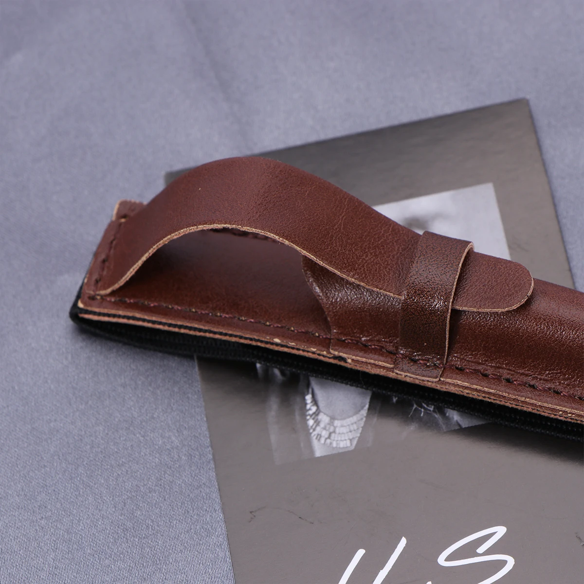 

Pen Case Cover Stylus Pen For Pencil Premium Pu Stylus Cover With Elastic Belt Holder For Light Brown