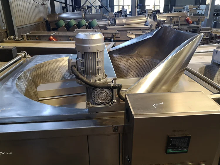 Okrągła doniczka maszyna do smażenia ziemniaków 1000mm automatyczna maszyna do smażenia chipsów