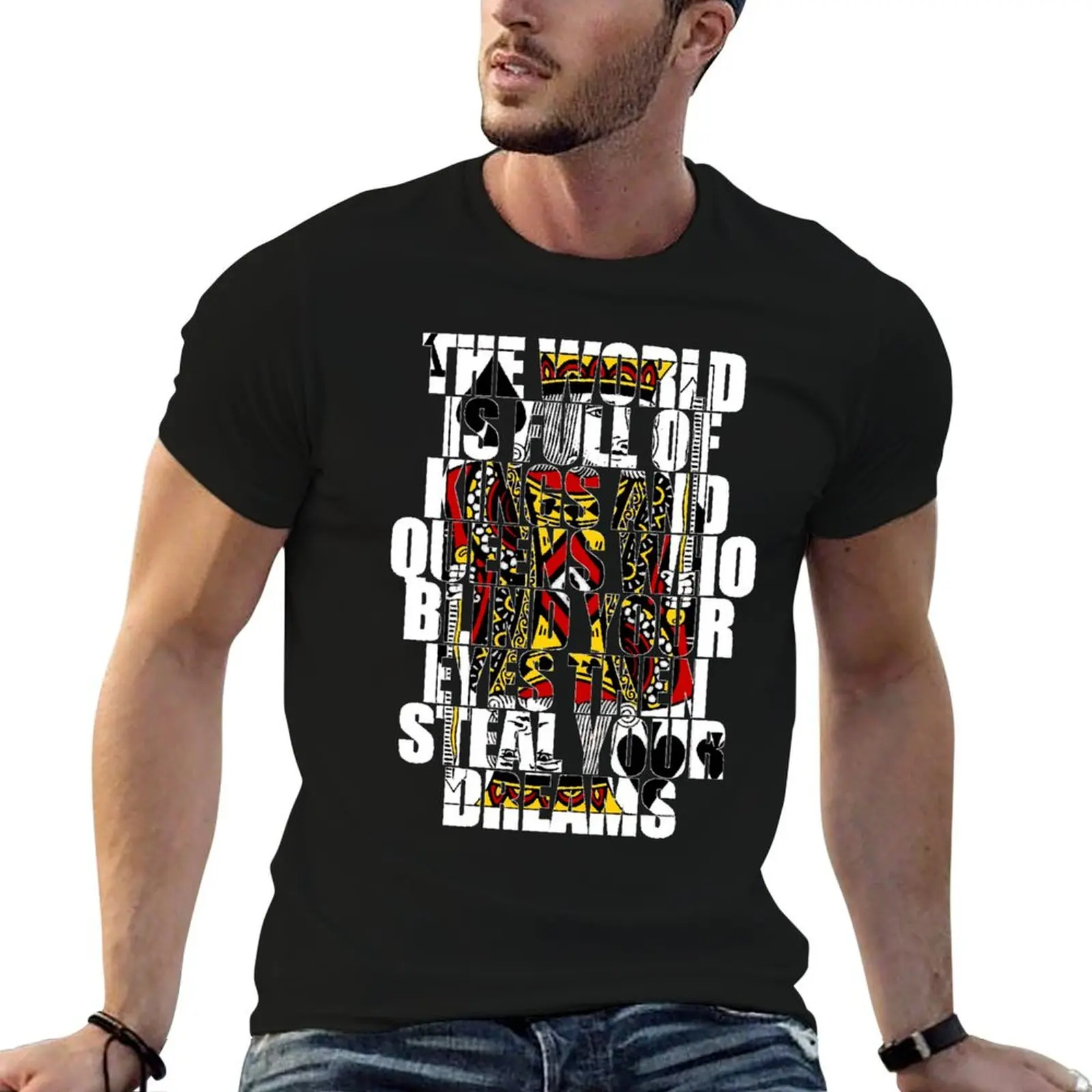 The World Is Full Of Kings And Queens - Heaven And Hell T-Shirt graphic shirts clothes tee shirts for men