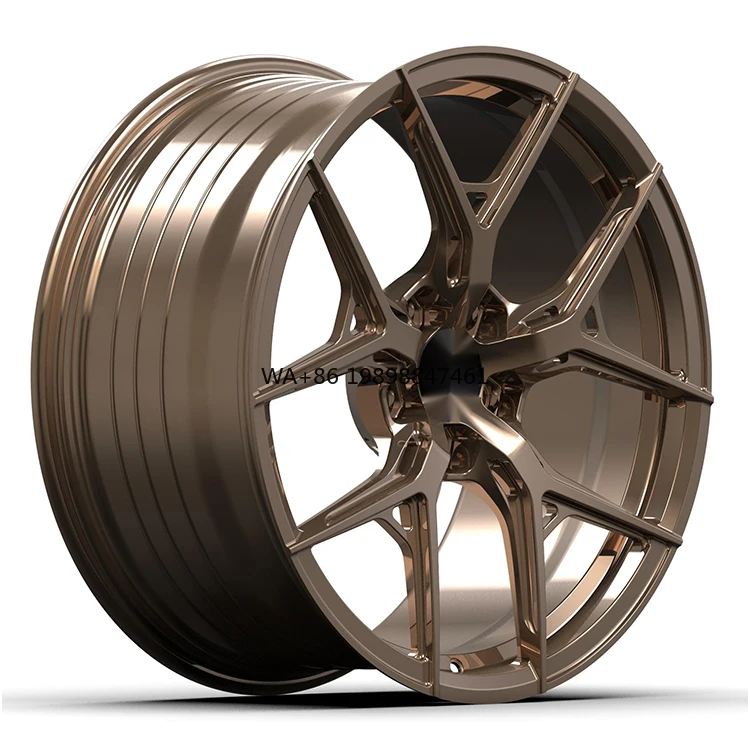 

5 Spoke Bronze Forged Car Wheels Rims 18-22 Inch Aluminium Alloy 5x120/5x112/5x114.3 for BMW 325 G80 M2 M3 M4 M5 X6