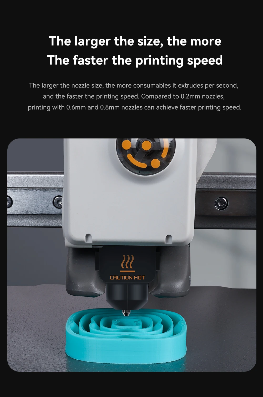 Hotend Kit For Bambu Lab A1/A1 Mini Fast Speed Hot End Assembly 0.2/0.4/0.6/0.8mm Hardened steel Nozzle 3D Printer Part