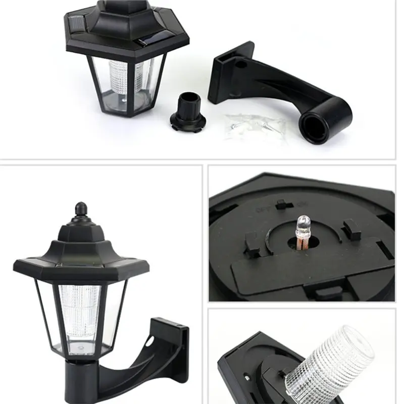 ABFU-For Outdoor Villa Garden Solar Wall Lamp Waterproof For Outdoor Courtyard Lighting For Corridor