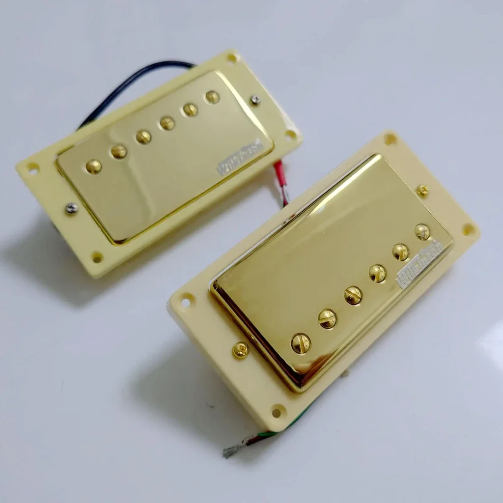 Upgrade Humbucker Pickup Wilkinson 4C Double Coil Pickups (Optional) 1VIT Wiring Harness 1 Set  Gold