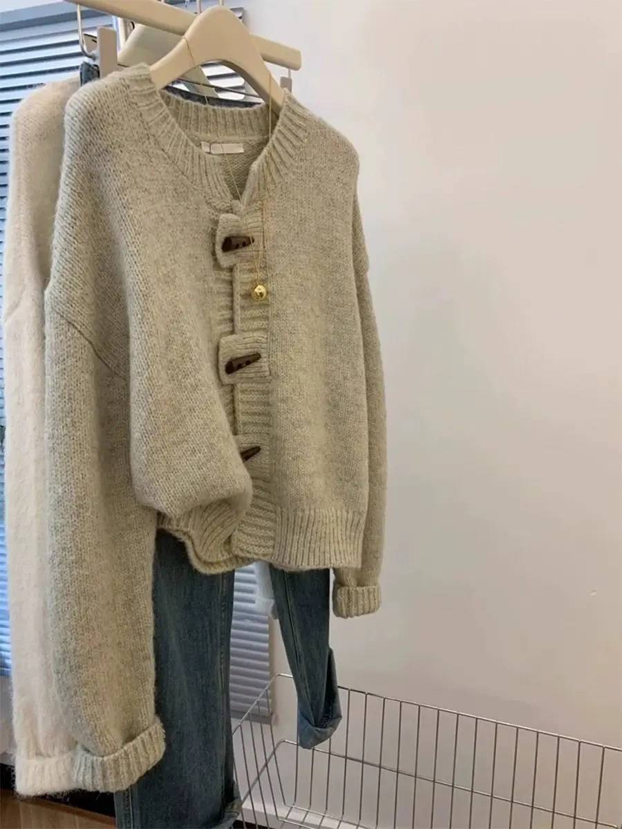 

Свитера Джемперы Кардиганы женские японские Харадзюку из тонкой пряжи с принтом природы средней длины лес милый простой стиль удобные сексуальные