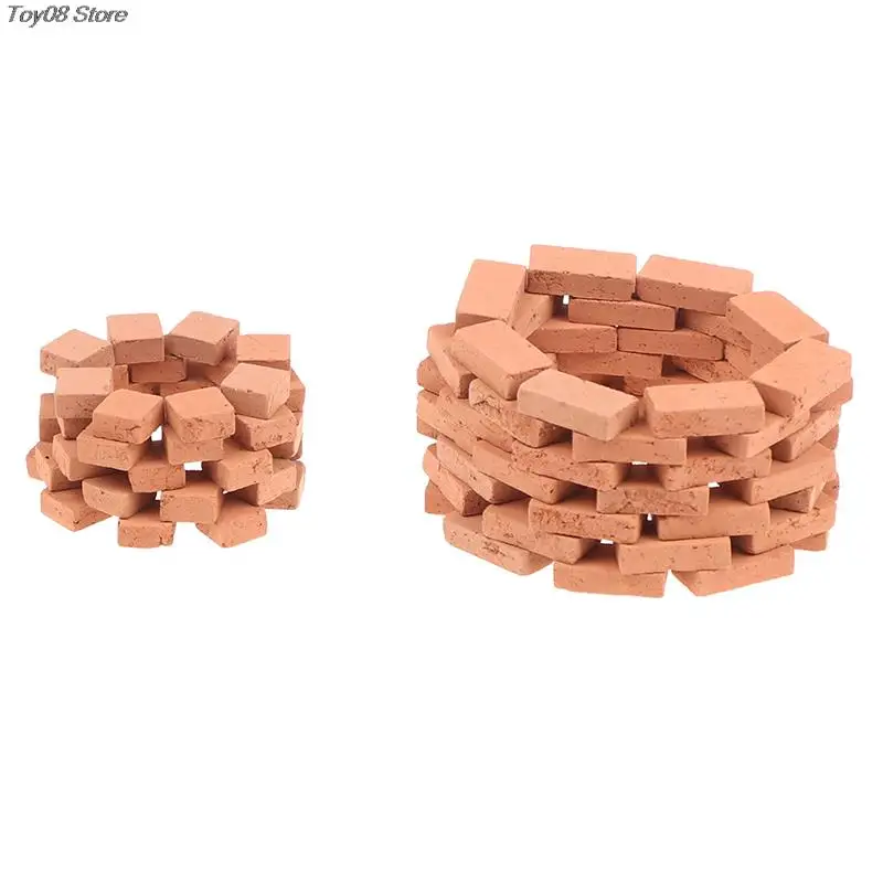 حار 4-120 قطعة طاولة الرمل محاكاة الطوب DIY بها بنفسك بناء مشهد المحمولة مصغرة دائم الاطفال لعبة ديكور المشهد النمذجة #3