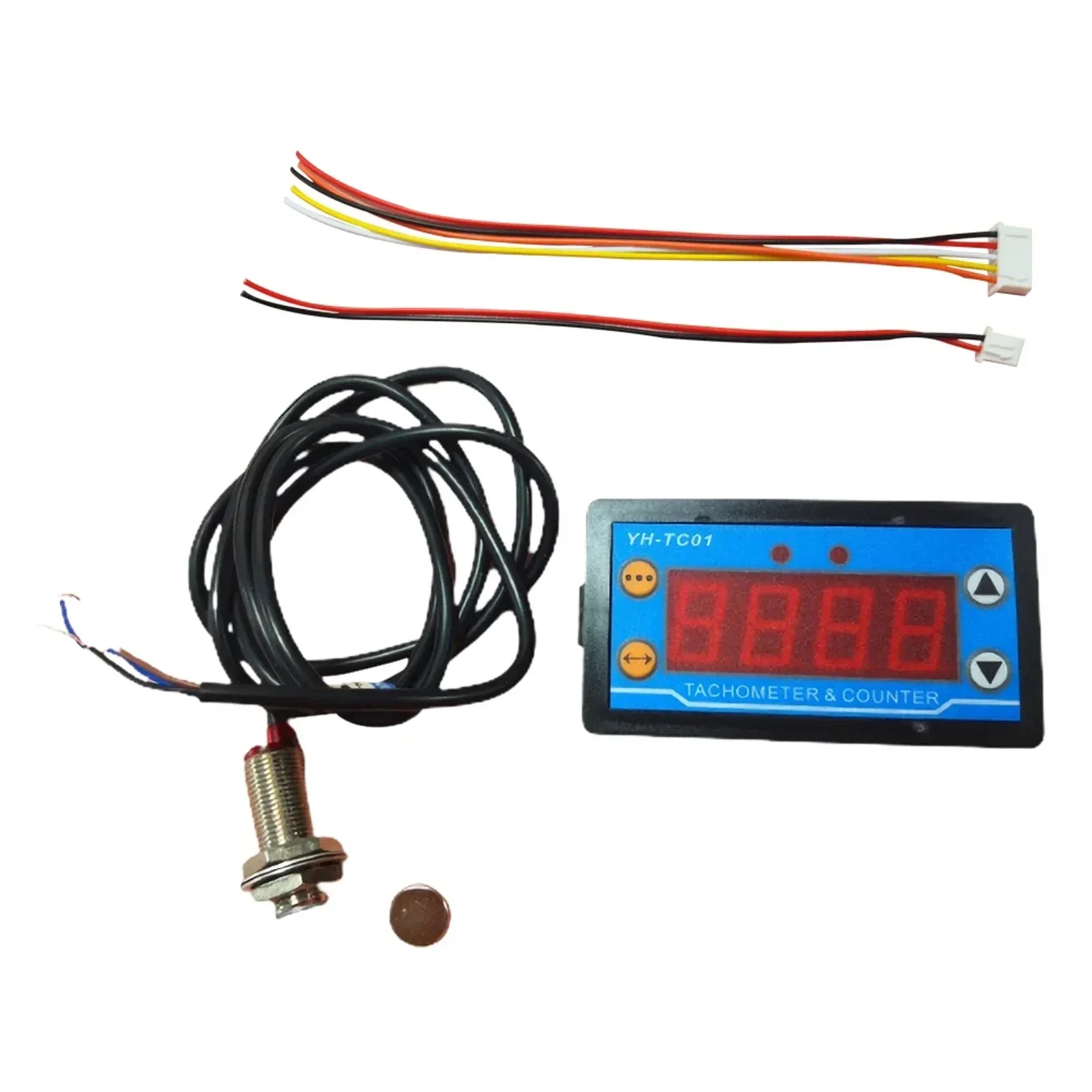 Hall Proximity Switch Sensitivity Sensor DC 9-24V 5A Digital Tachometer High-Precision Led Speed Meter for Motor Speed Meter