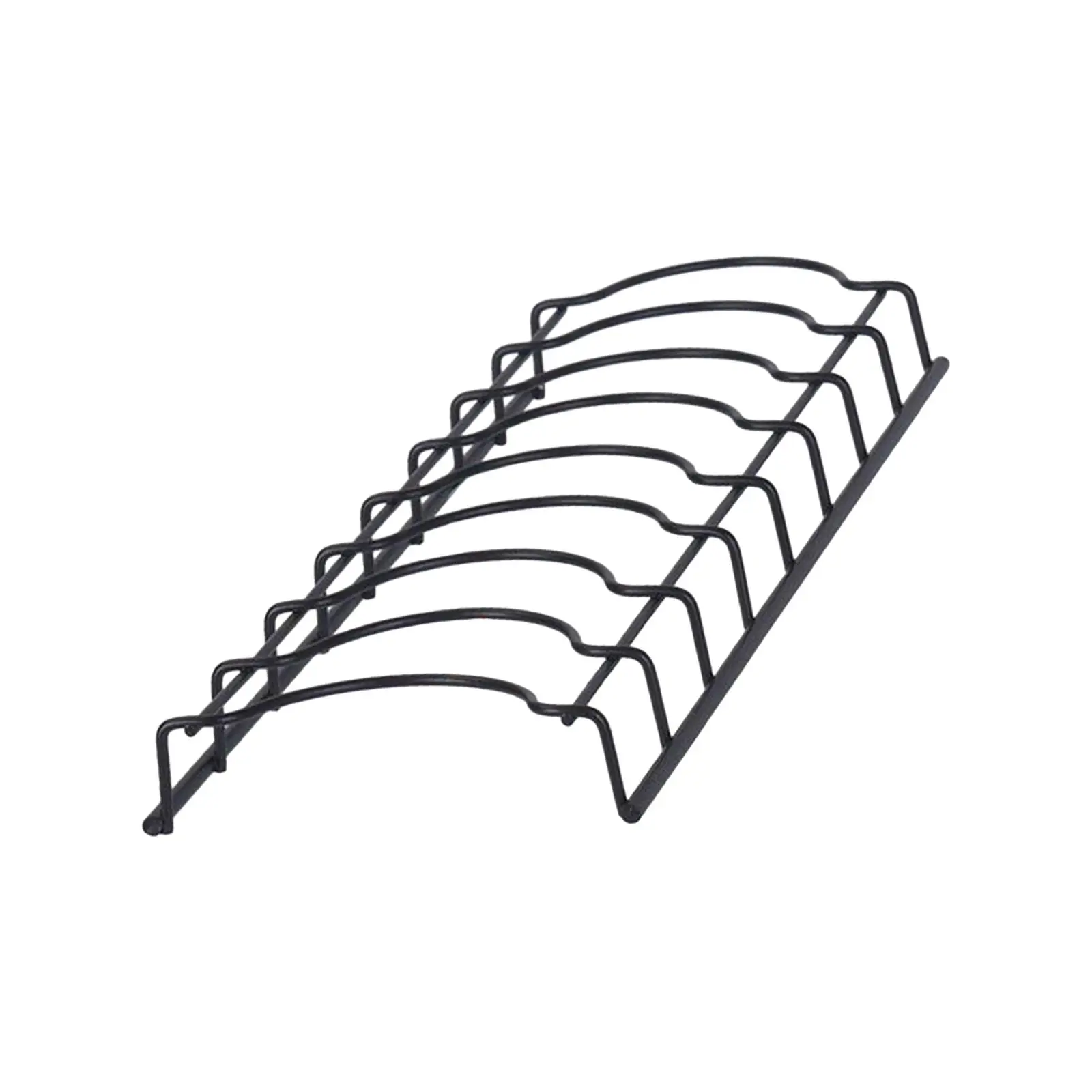 Dish Storage Rack Space Saving Plate Organizer for Kitchen Counter Cafe Home