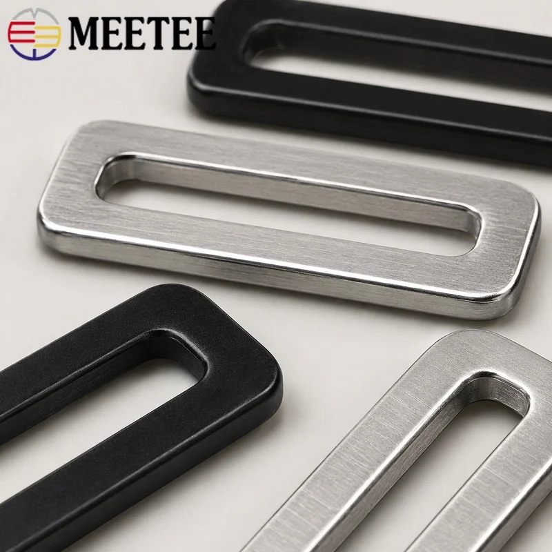 5/10/20Pcs 20-50mm 304 Stainless Steel Tri-Glide Buckles Shoulder Strap Slider Bag Webbing Connector Belt Regulator DIY Hardware