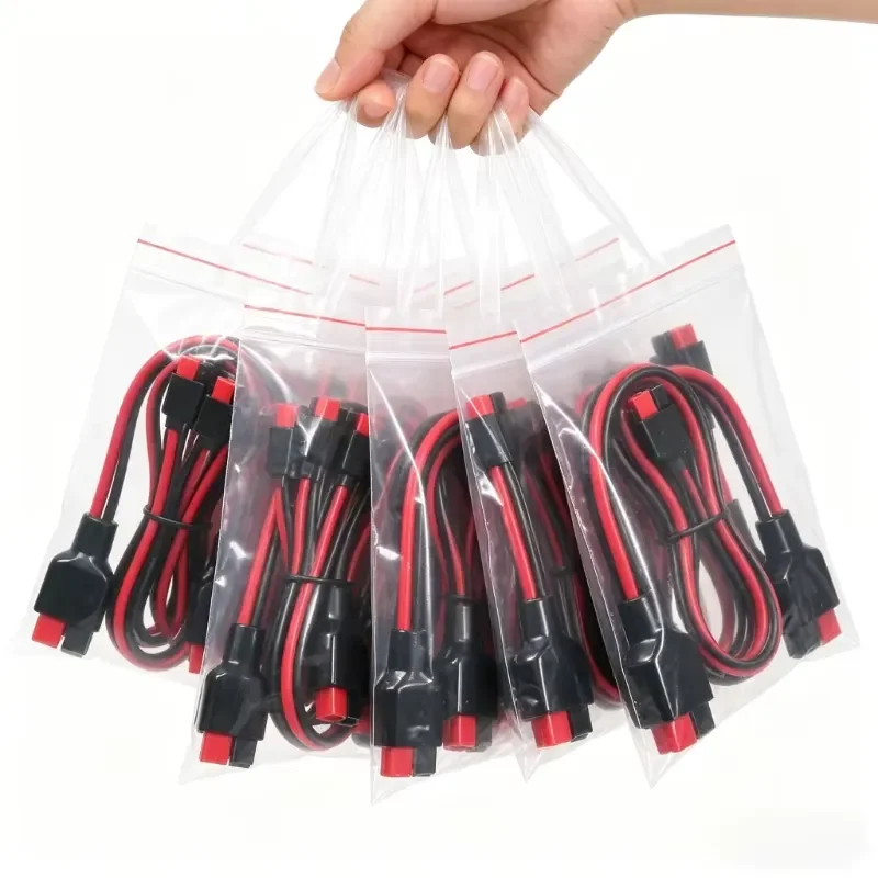 0.3M 30A Plug 1-to-2 Power Cable 2 Square Millimeters for Outdoor Use with Solar Panels Including Batteries and Plug Wires