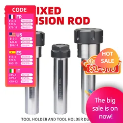 SL12-ER11A-100L/SL20-ER20-100L/SL32-ER32-100L Lathe With Side-Mounted Straight Shank ER Extension Rod Drill Extension Rod Holder