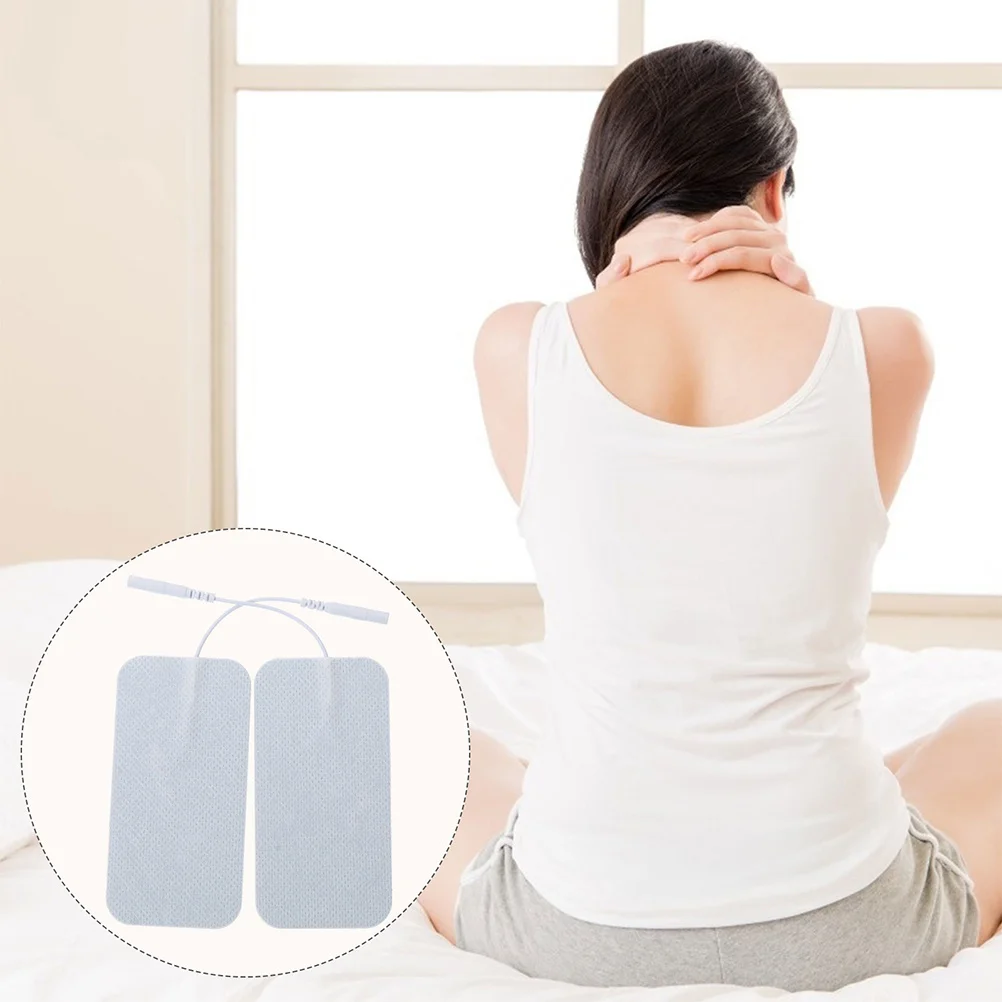 

4 шт. электродные подушечки, проводящие нетканые терапевтические обезболивающие блоки, сменные подушечки, физиотерапевтические массажные пластыри