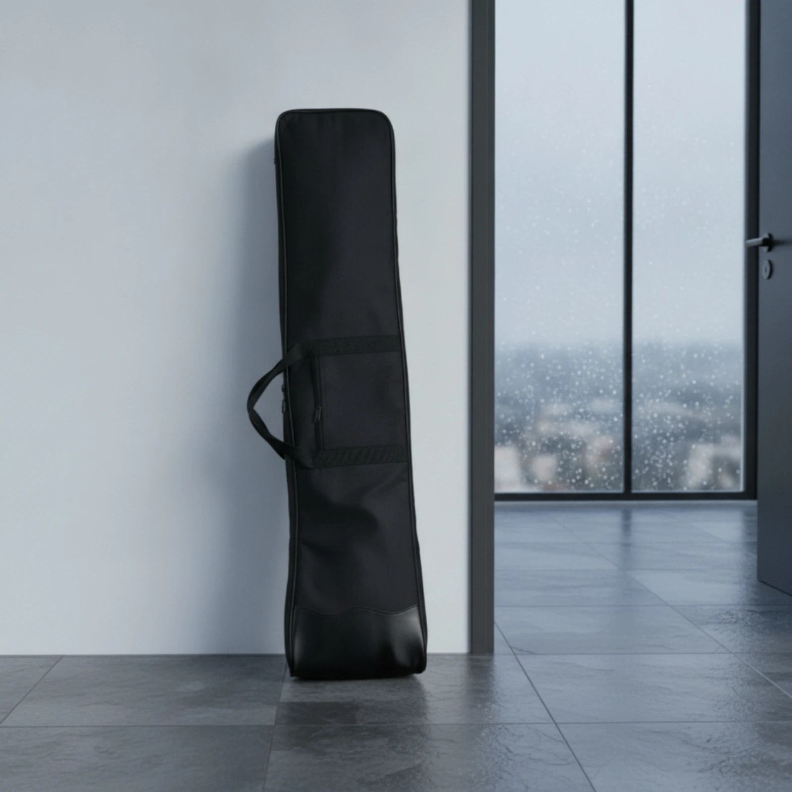 Guitar Bag with Front Pocket Rectangular Guitar Bag with Handle Instrument Case with Pocket Long-Lasting Slim for Musicians