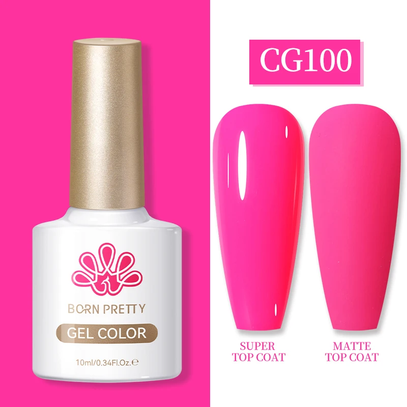 BORN PRETTY 10 ml Basisgel Super Top Coat Maniküre Matte Top Coat Semi Permanent Soak Off UV Gel Lack