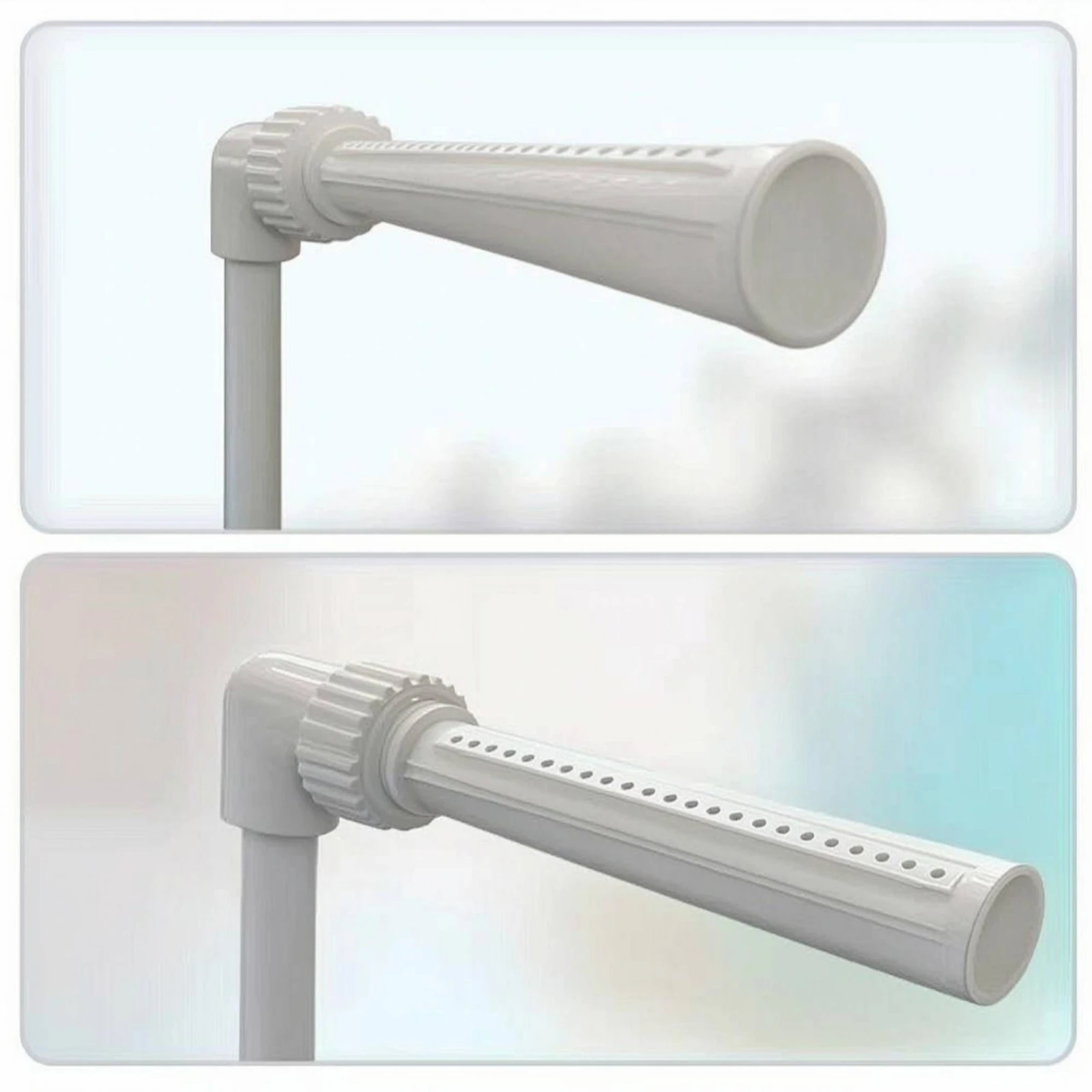 Pool Waterfall Fountain Rack Threaded Pool Fountain with Riser Pipe Compact