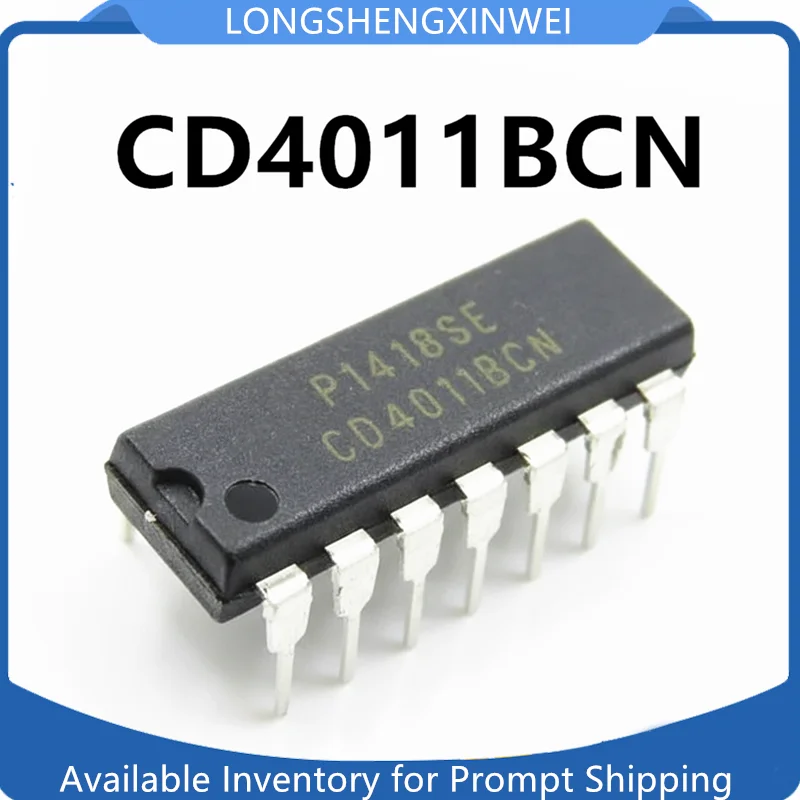 1 قطعة جديد CD4011 CD4011B CD4011BCN الإدراج المباشر DIP-14 IC