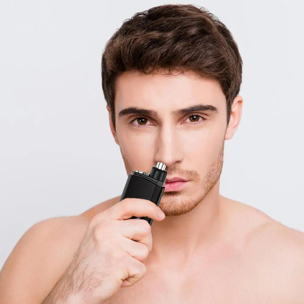 

Nose Hair Trimmer USB Charging Portable Nose Hair Trimmer Face Head Washable Women's Care Kit Hair Men's Cutter Ears N6Q9