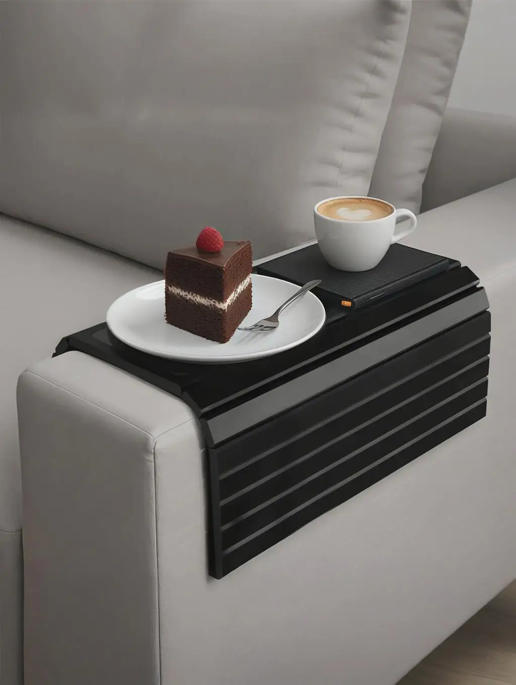 Wood Sofa Arm Tray Sofa Tray in Folding Design Sturdy and Robust Sofa Tray Convenient Sofa Tray for Storage Sofa Tray Home