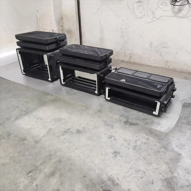 Audio Music Equipment 2U 4U 6U 8U ixed Locking Side Slide Cover Drawer Box Rack Box
