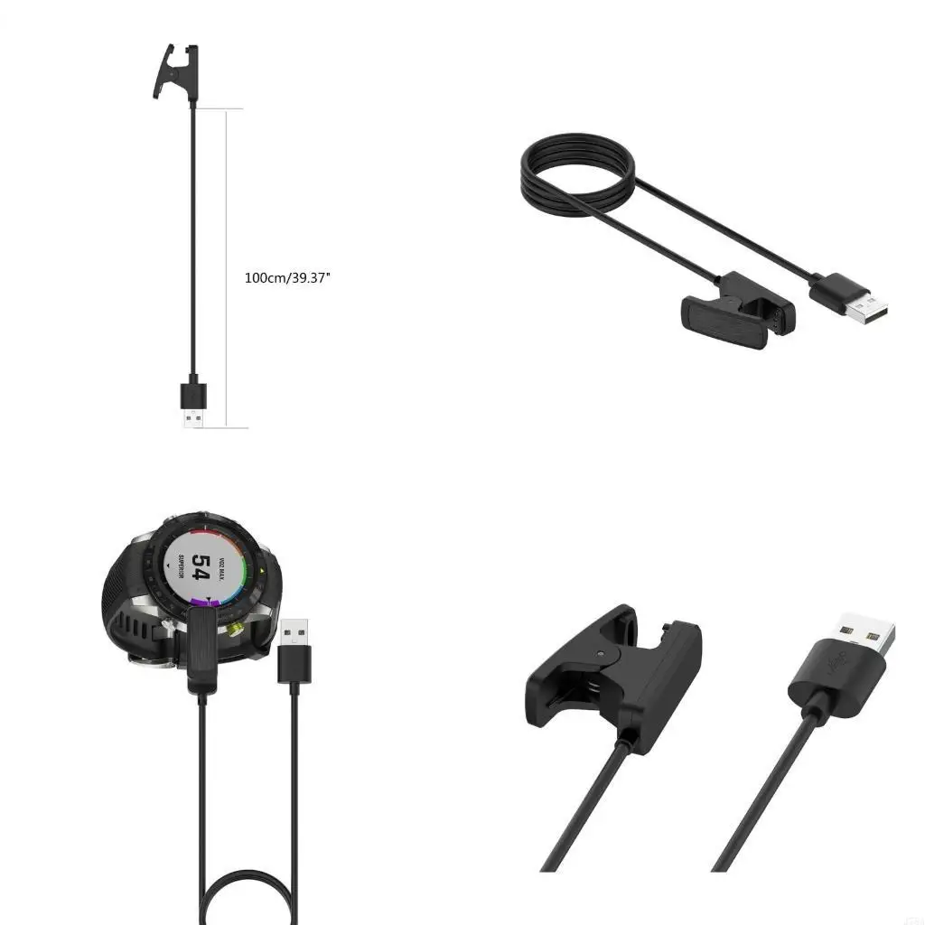 J78A Smartwatch Dock Adapter Clips USB Charging Cable for Series