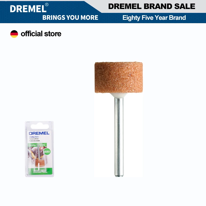 

Dremel 8193 Aluminium Oxide Grinding Stones Accessory Cylindrical Grinding Stones for Grinding and Sharpening Metals (15.9mm)