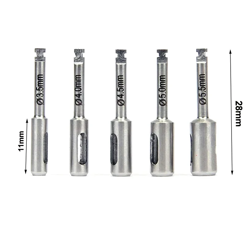 

5 шт., зубной имплантат, костяной терапевтический бор, инструменты для посадки из нержавеющей стали, зубной имплантат, перфоратор для тканей, хирургический инструмент, инструменты