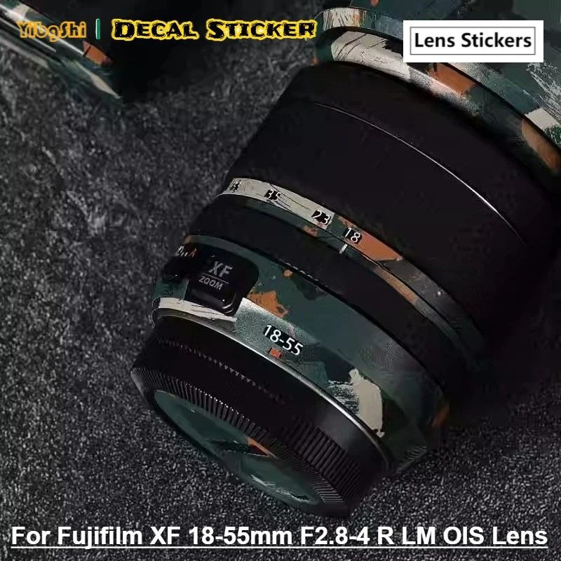 

Защитная наклейка для объектива Fuji XF1855, защитное покрытие для корпуса объектива Fujifilm XF 18-55mm F2.8-4 R LM OIS, защита от царапин